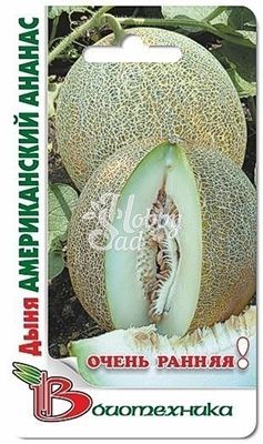Дыня Американский ананас (8 шт) Биотехника