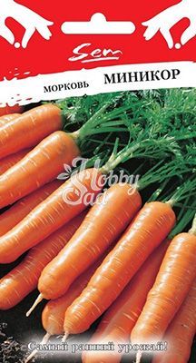 Морковь Миникор (2 г) Русский Огород Cерия "Мини SEM"