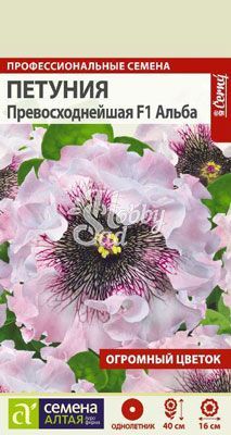 Цветы Петуния Превосходнейшая Альба (10 шт) Семена Алтая