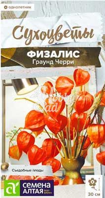 Цветы Физалис Граунд Черри земляничный (0,1 гр) Семена Алтая НОВИНКА 2024