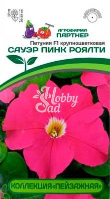 Цветы Петуния "Пейзажная" Сауэр Пинк Роялти F1кустовая  крупноцветковая (10 шт) Партнер НОВИНКА 2024